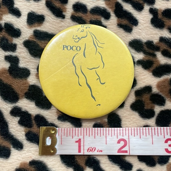 POCO 🐴 Vintage Rock Button Pin Pinback 70s 80s Music Collectible Horse - Picture 3 of 8